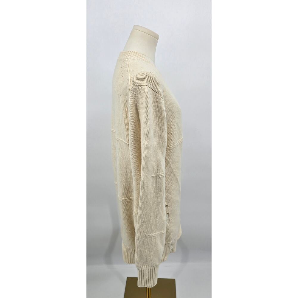 Helmut Lang Distressed Button-Front Cardigan - image 2